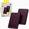 Blavec Power Bank 10000mAh BJ-05 Ultra Fast 16mm – Typ C – Qi2.2 25W + PD 45W magnetyczny indukcyjny Magsafe 2 w 1 (PBBJ05-QI22MC10P) violetinė aluminiowy