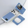 Blavec Power Bank 5000mAh BJ-03 Ultra Slim 7,8mm – Typ C – 22,5W magnetyczny indukcyjny Magsafe 3 w 1 (PBBJ03-MC5LB) Šviesiai mėlynas aliuminio