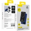 Blavec Power Bank 5000mAh BJ-03 Ultra Slim 7,8mm – Type C – 22,5W magnetic Magsafe 3 in 1 (PBBJ03-MC5N) navy aluminum