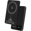 Blavec Power Bank 5000mAh BJ-03 Ultra Slim 7,8mm – Type C – 22,5W magnetic Magsafe 3 in 1 (PBBJ03-MC5B) juodos spalvos aluminum