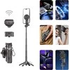 Blavec Selfie Stick Aliuminio Coco Mini P05 Magsafe tripod + distancinis + ištraukimas 0,41 metro (SSCMP05-MTRHB041) juodos spalvos