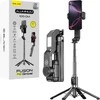 Blavec Selfie Stick Aliuminio Fusion P-10 Gimbal tripod + pilot 1 metras (SSFP10G-TRB10) juodos spalvos