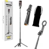 Blavec Selfie Stick Aliuminio Fusion P-12 Magsafe Auto pop tripod + remote control 1,60 metres (SSFP12-MTRAPB160) juodas