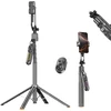 Blavec Selfie Stick Aliuminio Move AI Q-01 Auto pop tripod + remote control 1,80 metres (SSAQ01-APTRB180) juodas