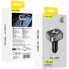 Blavec Transmiter FM Flash TR-04 MP3, Bluetooth – 2xUSB + Typ C – QC3.0 18W PD 30W (TFMFTR04-B) juodos spalvos