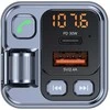 Blavec Transmiter FM Flash TR-05 MP3, Bluetooth – USB + Typ C – PD 30W (TFMFTR05-B) juodos spalvos