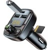 Blavec Transmiter FM Flash TR-06 MP3, Bluetooth – 2xUSB + Typ C – PD 30W (TFMFTR06-B) juodos spalvos