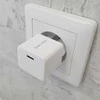 Blavec Wall charger BC-10 – Type C – PD 25W 3A with Type C to Type C cable (TCBC10-CW253A) baltos spalvos