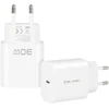 Blavec Wall charger BC-14 GaN4 – Type C – PD QC 30W 3A (TCBC14G4-CW303A) baltas