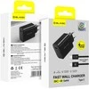 „Blavec“ sieninis įkroviklis BC-8 GaN4 – C tipo – PD QC 65W 3A su C tipo į C tipo laidu (TCBC8G4-CB653A+CC) juodos spalvos