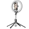Blavec Selfie Ring lamp Aura LED Ring P-55 25cm tripod + remote control + 2,3 metres (RLP55-TRB23) juodos spalvos