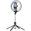 Blavec Selfie Ring lamp Aura LED Ring P-55 25cm tripod + remote control + 2,3 metres (RLP55-TRB23) juodos spalvos