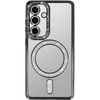 Bling Magsafe dėklas skirtas Samsung Galaxy A57 5G juodos spalvos