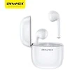 AWEI Bluetooth 5.0 T28 TWS ausinės + docking station baltos spalvos