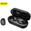 AWEI ausinės Bluetooth 5.0 T16 TWS juodos spalvos