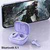 AWEI Bluetooth 5.1 T36 TWS ausinės Docking Station violetinės spalvos
