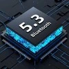 Bluetooth 5.3 TWS ausinės + AWEI Docking Station (T50) juodos spalvos