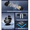 Bluetooth 5.3 TWS ausinės + AWEI Docking Station (T50) juodos spalvos