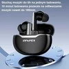 Bluetooth 5.3 TWS ausinės + AWEI Docking Station (T50) juodos spalvos