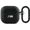 BMW BMA4CMPUCA AirPods 4 dėklas juodos spalvos PU Carbon M Collection