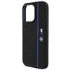 BMW BMHMP16X23SHEB Apple iPhone 16 Pro Max 6.9" dėklas telefonui juodos spalvos Silikoninis Hexagon Line MagSafe