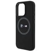 BMW BMHMP16X23SROK Apple iPhone 16 Pro Max 6.9" dėklas telefonui juodos spalvos M Silikoninis Printed Ring MagSafe
