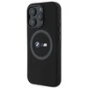 BMW BMHMP16X23SROK Apple iPhone 16 Pro Max 6.9" dėklas telefonui juodos spalvos M Silikoninis Printed Ring MagSafe