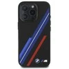 BMW BMHMP16X23SSPK Apple iPhone 16 Pro Max 6.9" dėklas telefonui juodos spalvos Silikoninis Random Lines MagSafe