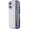 BMW IML Motorsport Vertical Stripe Apple iPhone 16 dėklas telefonui pilkos spalvos