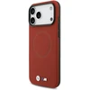 BMW M FW Metal Logo MagSafe dėklas skirtas Apple iPhone 17 Pro Max Raudona