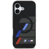 BMW M IML Metal Mygtukai Tricolor Lines MagSafe dėklas Apple iPhone 17 juodos spalvos