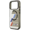 BMW M IML Metal Mygtukai Tricolor Lines MagSafe dėklas Apple iPhone 17 Pro Anthracite