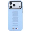 BMW M Mėlyna Perfo metalinis logotipas MagSafe dėklas, skirtas iPhone 18 Pro Max / 17 Pro Max, mėlynas