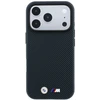 BMW M Quadrille Kevlar metalinis logotipas MagSafe dėklas, skirtas iPhone 18 Pro Max / 17 Pro Max, tamsiai mėlynas