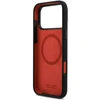 BMW M Silicon Horizontal Line MagSafe dėklas iPhone 17 Pro Max juodos spalvos