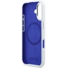 BMW M Silicon Horizontal Line MagSafe dėklas iPhone 17 baltos spalvos