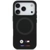 BMW M Silicon Logo MagSafe dėklas Apple iPhone 17 Pro juodos spalvos