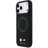 BMW M Silicon Logo MagSafe dėklas iPhone 17 Pro Max juodos spalvos
