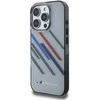 BMW Motosport IML Random Stripes Apple iPhone 16 Pro Max Case - dėklas telefonui pilkos spalvos