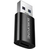 Borofone Adapteris BV26B – USB to Type C – juodos spalvos