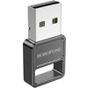 Bluetooth adapteris Borofone DH8 Bluetooth 5.1 juodas