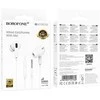 Oem Borofone ausinės BM100 Pro Fuente su mikrofonu, baltos spalvos