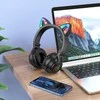 Oem Borofone Ausinės BO18 Cat Ear bluetooth juodos spalvos