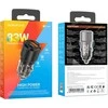 Automobilinis įkroviklis Borofone BZ20A PD65W+QC3.0 83W juodas