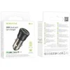 Borofone automobilinis įkroviklis BZ25 Journey - USB + Type C - PD38W 3A juodos spalvos