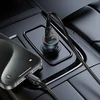 Borofone automobilinis įkroviklis BZ32A Fresh – USB + Typ C – QC 3.0 PD 30W pilkos spalvos