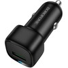 Borofone automobilinis įkroviklis BZ34 Cloud - USB - QC 3.0 18W juodos spalvos