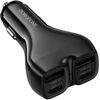 Borofone automobilinis įkroviklis BZ35 Leader – 2 x Typ C + 2 x USB – PD 30W juodos spalvos