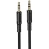 Borofone Cable AUX BL25 Nice – jack 3,5mm to jack 3,5mm – 1 metre juodos spalvos