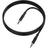 Borofone Cable AUX BL25 Nice – jack 3,5mm to jack 3,5mm – 1 metre juodos spalvos